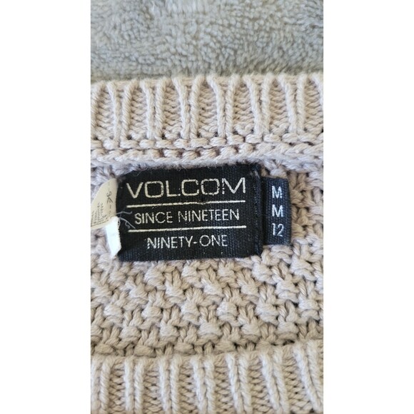 Women's Volcom Boxy Fit Cropped Sweater M - Picture 3 of 4